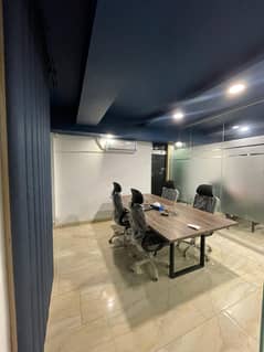 1500 sqft office available at Emarah Suits on Main Shahrah-e-Faisal for 24/7 Acess.