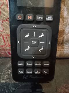 massage chair remote control unit