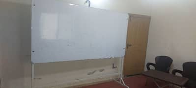 whiteboard with steel frame