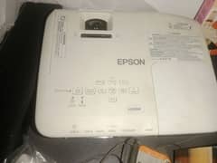 Epson Projector with screen and sound system
