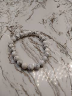 marble bracelet white colour