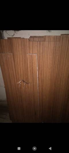 solid WPVC wood panels 3 feet long and 4" wide, dust and termite proof