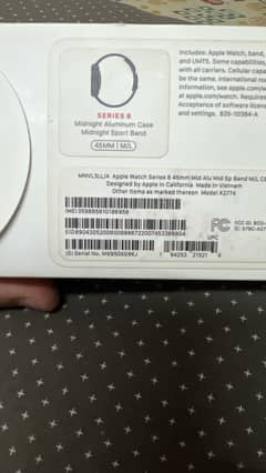 APPLE WATCH SERIES 8 LTE + GPS