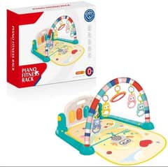 3 IN 1 NEW BORN BABY PIANO FITNES RACK ACTIVITY FITNES JIM MAT