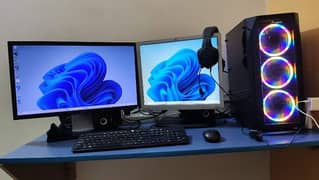 Gaming - Editing PC (i7 12700k processor) with two LEDs