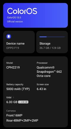oppo f19