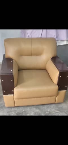02 single seater sofa set pair