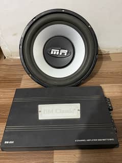 MR woofer & BM Classic amplifier
