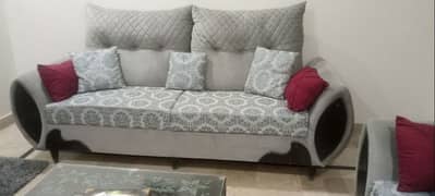 Sofa set with center table