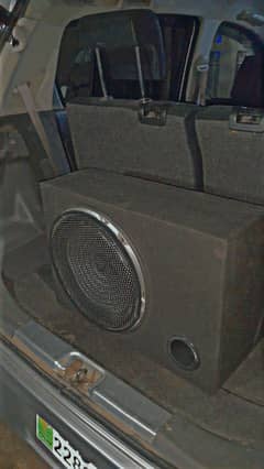 Car Woofer And Amplifier system