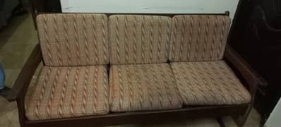 5 seater wooden sofa set