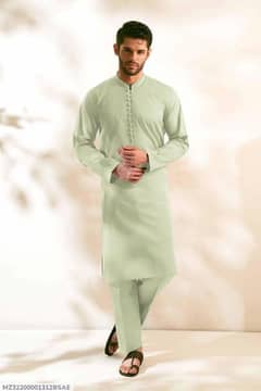 Men’s Unstitched Soft Cotton Plain Suit
