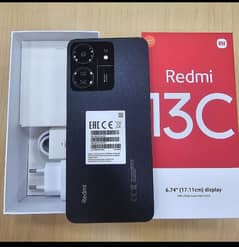 Redmi 13C 6/128 10/10 like new condition with 6 backpouch price free