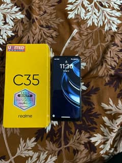 realme c35 with box 8/128