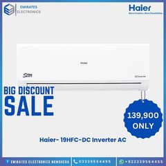 HAIER- HSU-19HFCS UPS Enabled & Self Cleaning DC Inverter AC