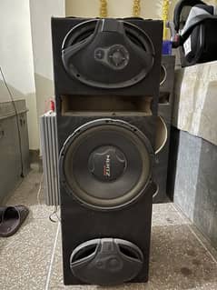 woofer plus speaker plus amp