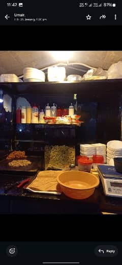 food cart + complete setup