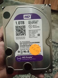 wd surveillance1TB HARDDISK FOR PC AND DVR/NVR