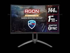 AOC Agon ag323qcxe. 34inch 2k 144hz curved Gaming Monitor