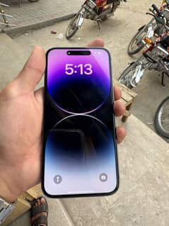 Iphone 14promax factory physical +esim 256 purple