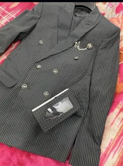 double pres pant coat with box accessories new pant coat small size