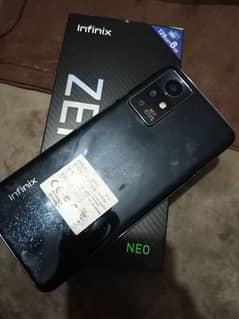 Infinix Zero x Neo box and charger