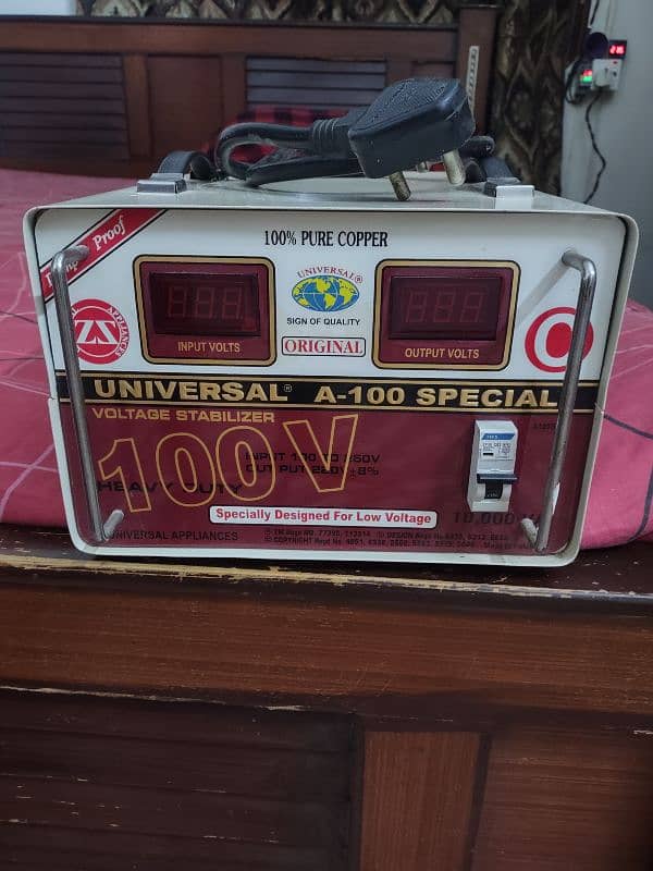 universal A-100 input 100v output 220v 0