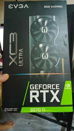 EVGA RTX 3070TI XC3 ULTRA GAMING 8GB GDDR6X WITH BOX