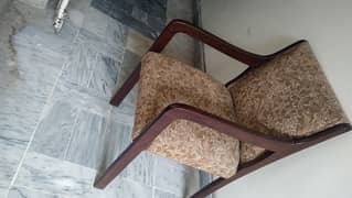 4 Shesham Wood comfortable chairs