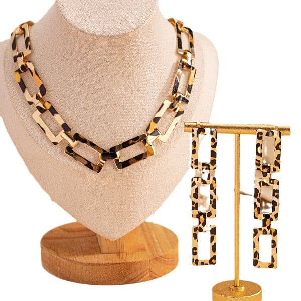 Leopard print cubic style set 1