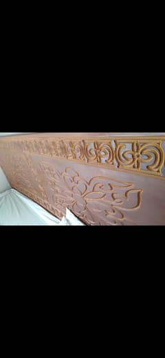 latest carving design King size double bed