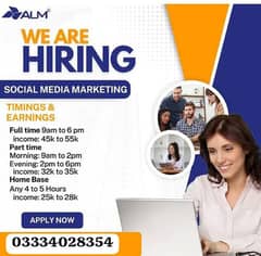 Jobs available for male female and student.