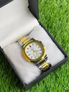 Stainless Steel •  Pattern: Plain Strap •  Men's