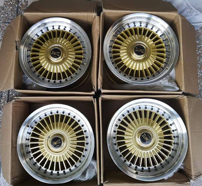 FS:Emitz Wheels 17 inch 4 Nut Multi pcd Straggered Set 0