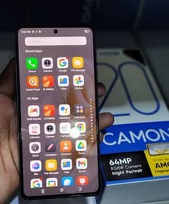 Tecno camon 20 PTA Approved 03357519076Watsapp