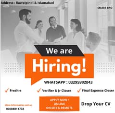 CSR JOB - REMOTE & ONSITE - Call Center ISB/RWP