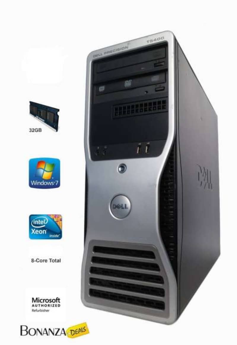 Dell T5400 8core 8 Cpu Better core i5 And core i7 6