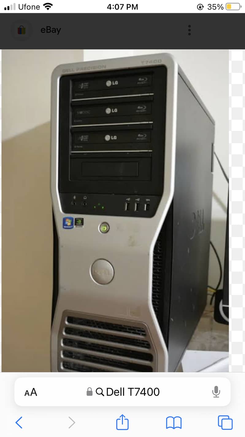 Dell T5400 8core 8 Cpu Better core i5 And core i7 9