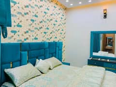 Rawalpindi Bahria Town Phase 8 7 Marla Brand New Furnished House Available For Rent Long Time 7 Kw Sollar System Install