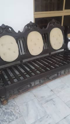 5 seater sofa (sheesham wood )
