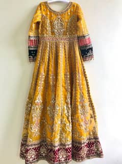 bridle mehndi dress