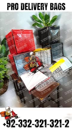 delivery bags Pakistan, customized delivery bags, Rider delivery bag