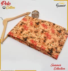 2 Pcs women's unstitched Printed suit