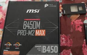 MSI b450 with Ryzen 1500x processor