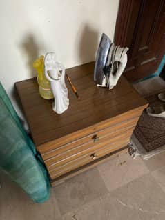 King size solid wooden bed