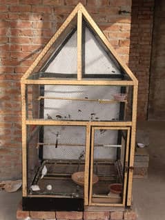 wooden cage