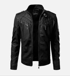 Men's Black Leather Jacket