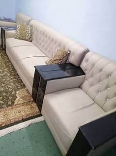5 seater sofa. used but very good condition. pure leather