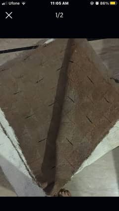 Brown colour carpet for sale in good condition urgent sale