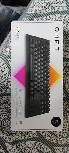 Omen Spacer Gaming Keyboard Wireless+Wired just box open